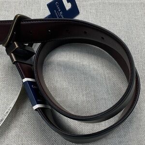 CLUBROOM Men's Brown Polyurethane Casual Belt S